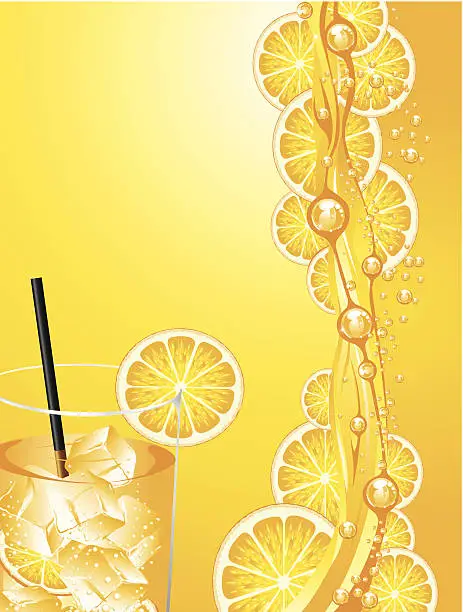 Vector illustration of Orange Juice