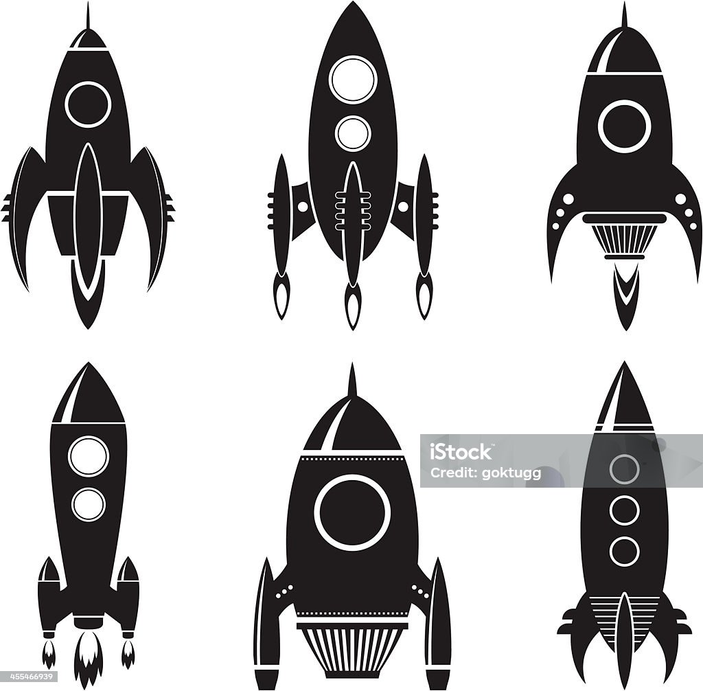 Space Rocket - clipart vectoriel de Fusée libre de droits
