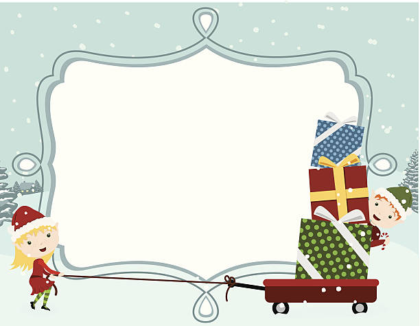 Elf Frameborder 720+ Christmas Elf Border Stock Illustrations, Royalty-Free Vector ...