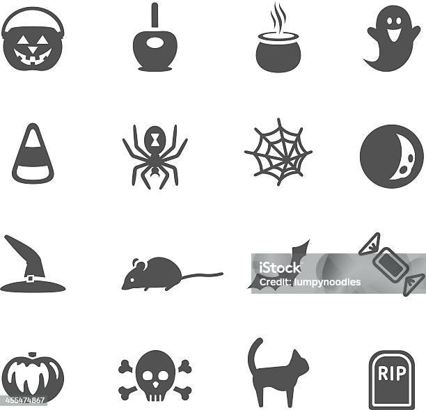 Icônes Dhalloween Vecteurs libres de droits et plus d'images vectorielles de Icône - Icône, Halloween, Trick or Treat