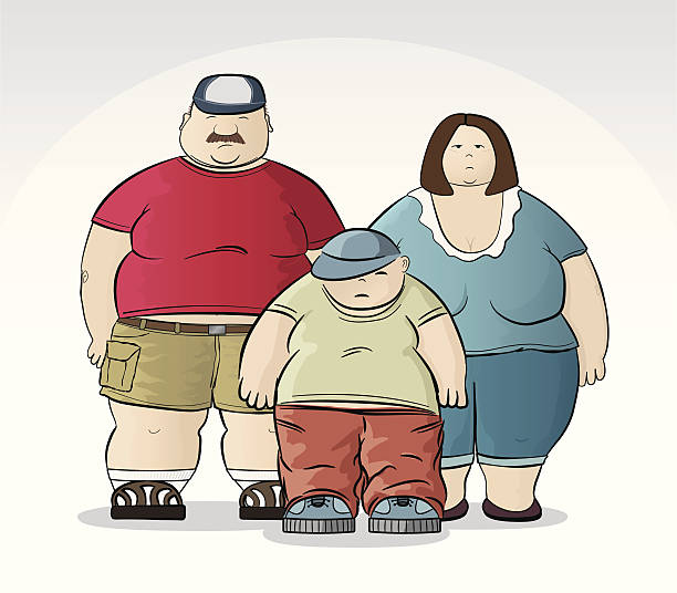 76 Fat Father And Fat Son Illustrations & Clip Art - iStock
