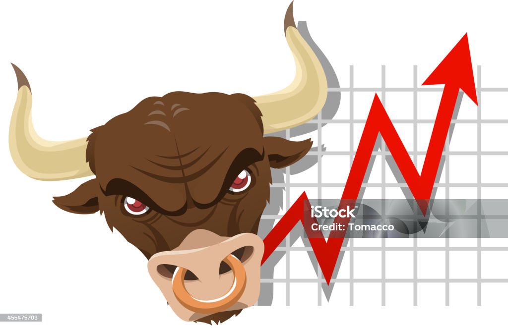 Bullish Sign Bull Bullish Bull Analysis Chart Stock Illustration - Download Image Now ...