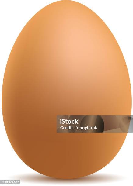 Brown Easter Egg Stock Illustration - Download Image Now - Animal Egg, Brown, Easter Egg