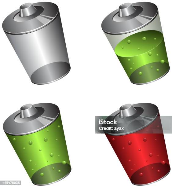 Level Of The Battery Charge Stock Illustration - Download Image Now - Battery, Electricity, Flat Design