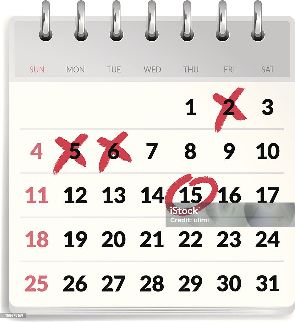 Calendar Calendar, reminder Calendar stock vector