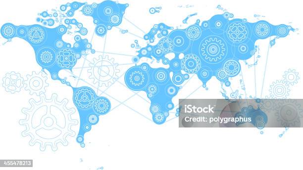 World Mechanismus Stock Vektor Art und mehr Bilder von Ausrüstung und Geräte - Ausrüstung und Geräte, Zahnrad, Afrika