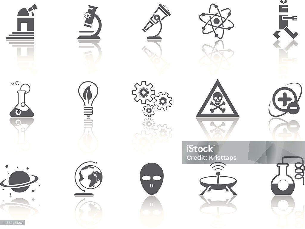 Einfache SERIES – Wissenschaft - Lizenzfrei Astrologie Vektorgrafik
