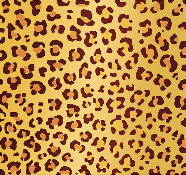 Animal Spots Pattern 1 Three separate layers for brown spots, orange spots and background for easy editing. black and white cheetah print stock illustrations