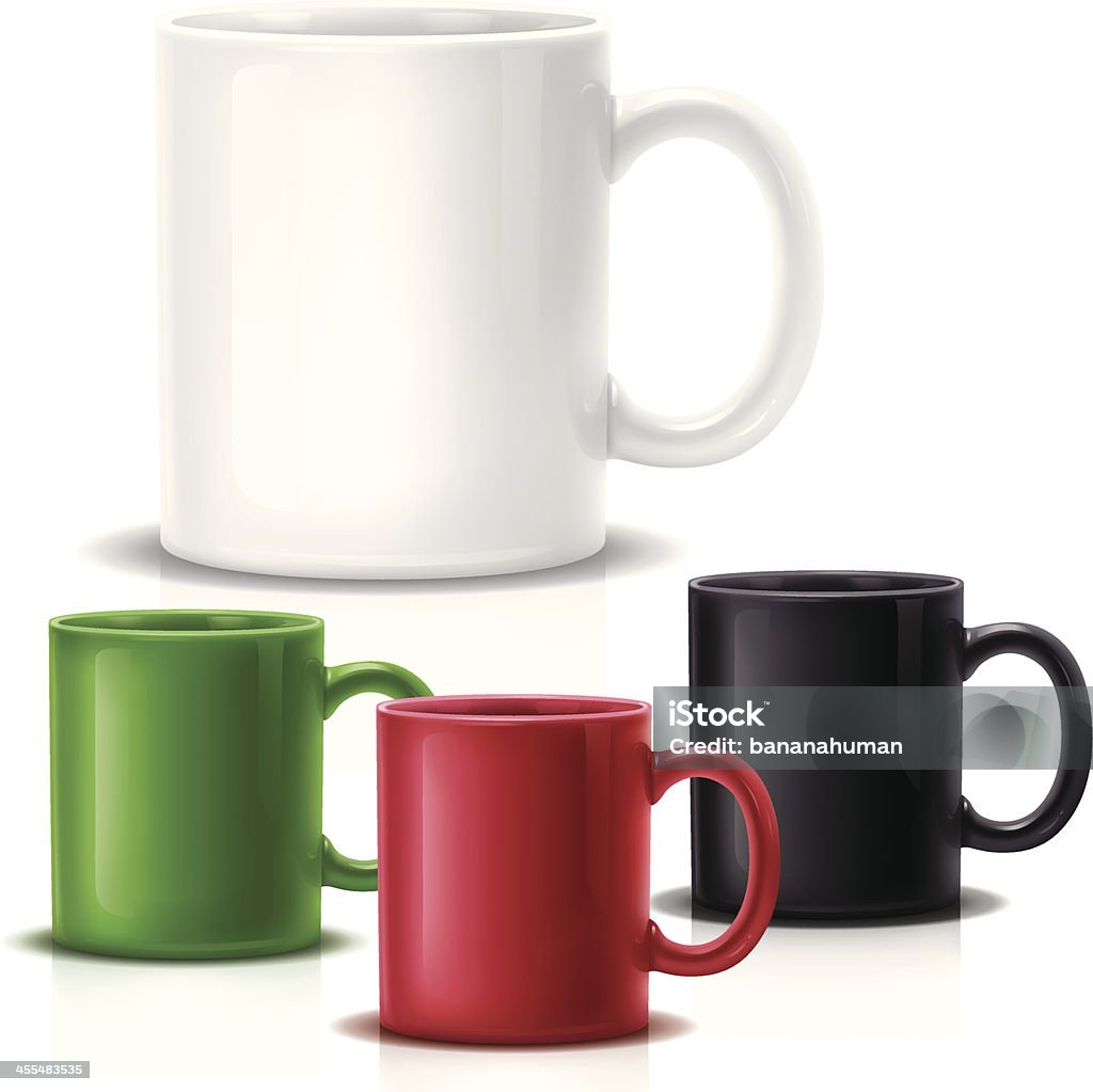 Tasses - clipart vectoriel de Assiette libre de droits