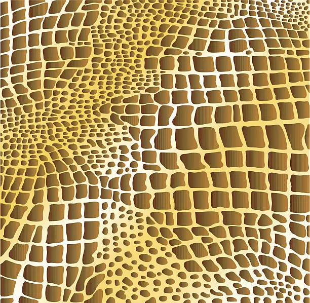 Vector illustration of Reptilian Skin Pattern