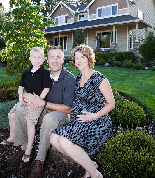 istock Family at home together 455518425