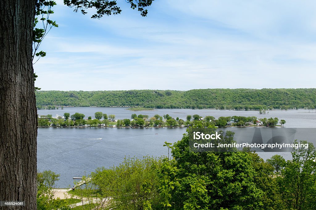 Rzeka Mississippi - Zbiór zdjęć royalty-free (Stan Wisconsin)