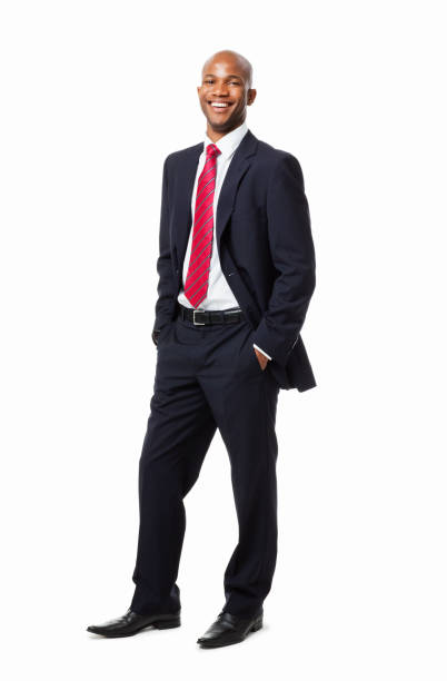 istock Handsome Businessman With Hands in His Pockets - Isolated 455524395