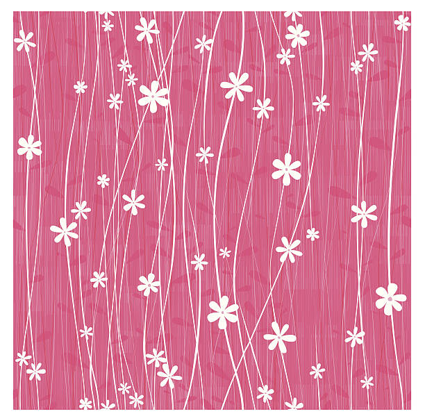 geißblatt blume nahtlose hintergrund - honeysuckle pink stock-grafiken, -clipart, -cartoons und -symbole