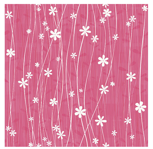illustrazioni stock, clip art, cartoni animati e icone di tendenza di caprifoglio fiore sfondo senza soluzione di continuità - honeysuckle pink