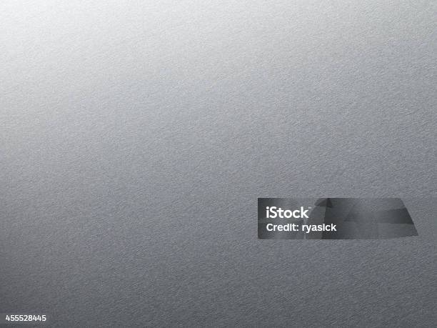 Fine Texture Brushed Metal Background With Light Gradation Stock Photo - Download Image Now