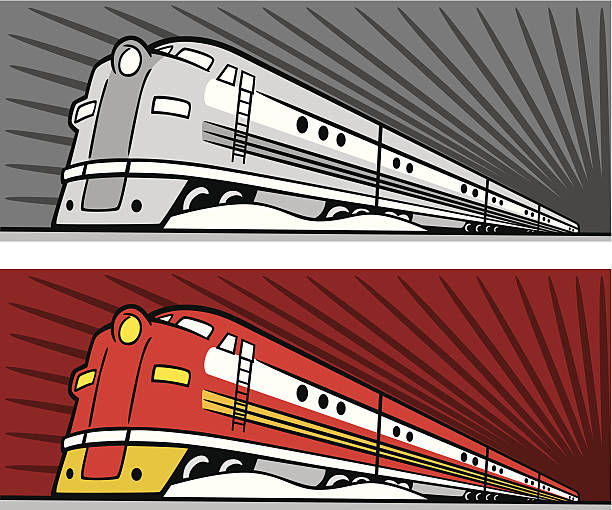 Dual Illustrations Of Speeding Diesel Trains Stock Illustration - Download Image Now - Train - Vehicle, Retro Style, Old-fashioned - iStock Dual Illustrations Of Speeding Diesel Trains Stock Illustration - Download Image Now - Train - Vehicle, Retro Style, Old-fashioned - iStock