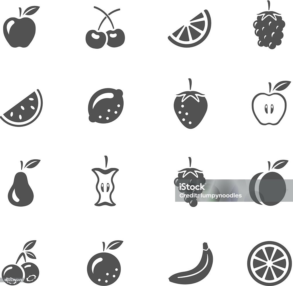 Fruit Icons http://www.cumulocreative.com/istock/File Types.jpg Icon stock vector