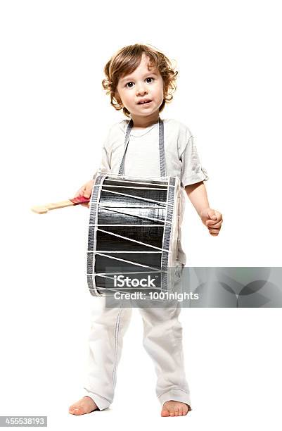 Adorable Little Boy Stock Photo - Download Image Now - Child, Drum - Percussion Instrument, Playing