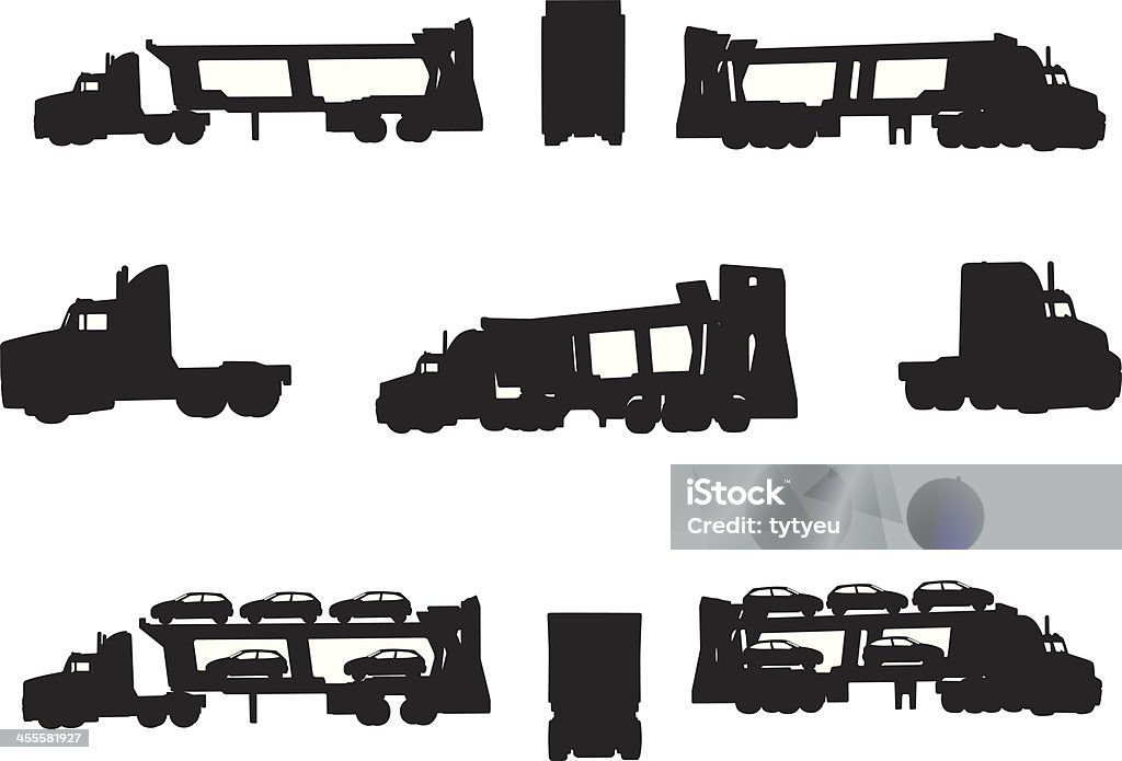 Formas de caminhão - Vetor de Caminhão royalty-free