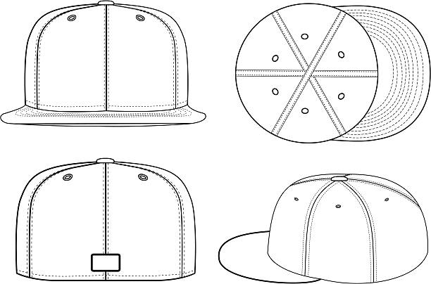 czapka bejsbolowa - baseball cap cap vector symbol stock illustrations