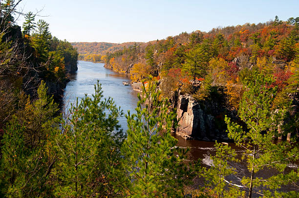 istock Autumn on the St Croix River 455586349