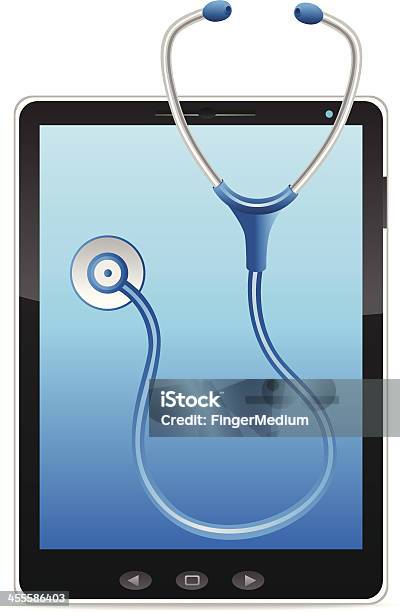 Ilustración de Tableta Digital Con Estetoscopio y más Vectores Libres de Derechos de Tabla médica - Tabla médica, Aprender, Asistencia sanitaria y medicina