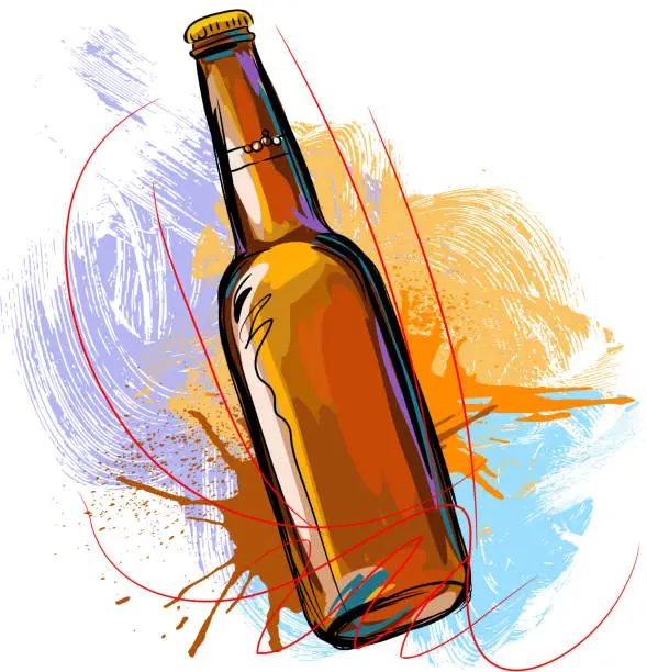 Vector illustration of Tasty Beer
