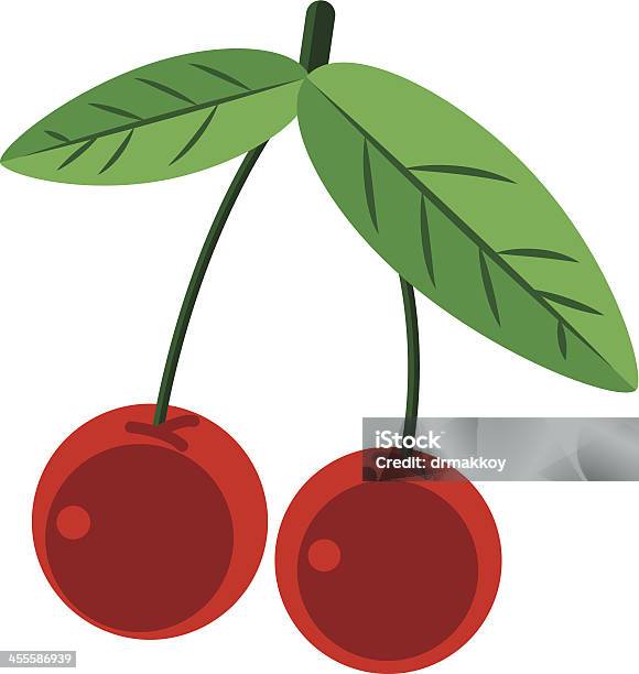 Cherrys Vecteurs libres de droits et plus d'images vectorielles de Cerise - Cerise, Feuille, Fruit