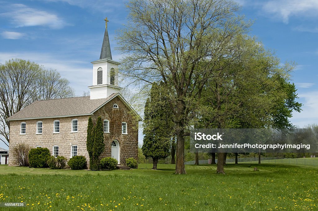 Исторический Страна Церк�овь - Стоковые фото Айова роялти-фри