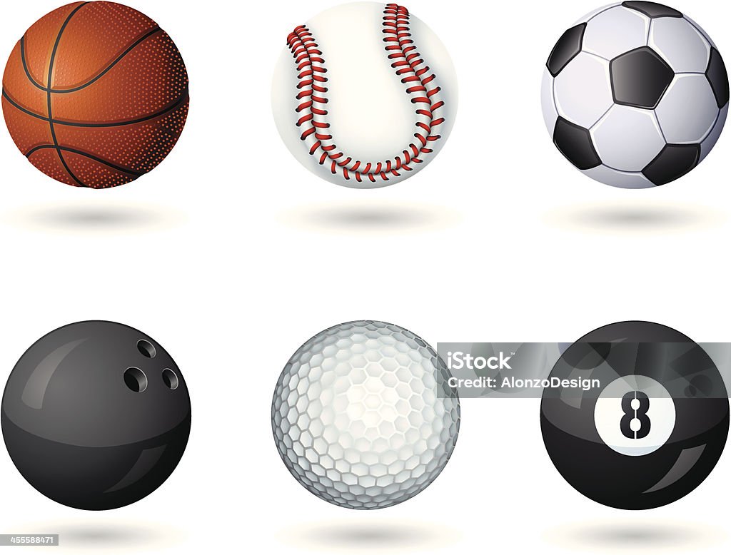 Ball Symbole - Lizenzfrei Baseball-Spielball Vektorgrafik