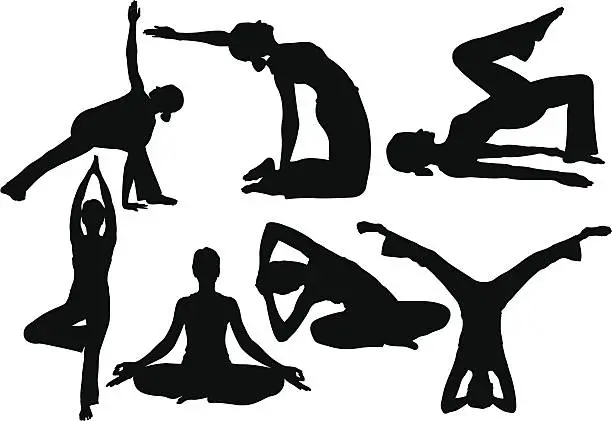 Vector illustration of Yoga Pose