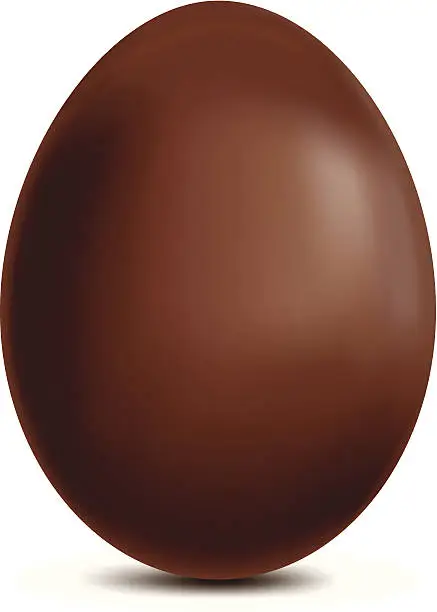 Vector illustration of Chocolate egg