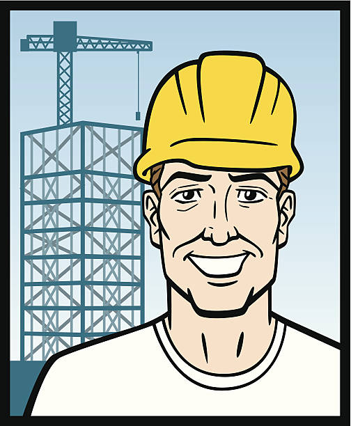 Great illustration of a construction worker. Perfect for a working or career illustration. EPS and JPEG files included. Be sure to view my other illustrations, thanks!