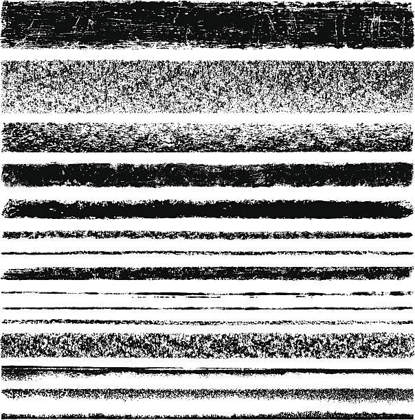 Texture stripes Set of texture stripes, different materials frame outline silhouette stock illustrations