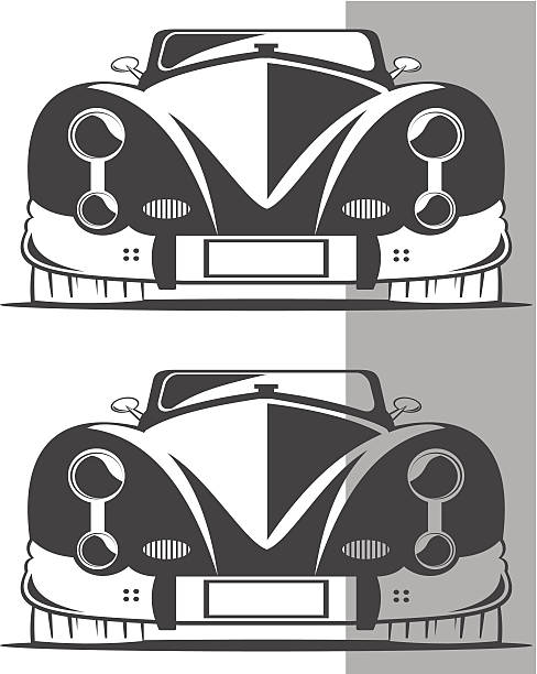 Auto Simple Front 1,500+ Old Sports Car Stock Illustrations, Royalty-Free Vector Graphics ...