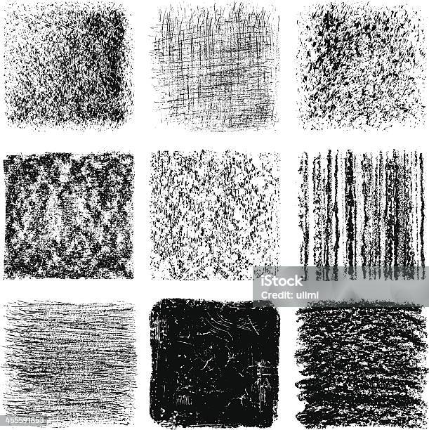 Texturas - Arte vetorial de stock e mais imagens de Lápis de Cera - Lápis de Cera, Texturizado, Plano de Fundo