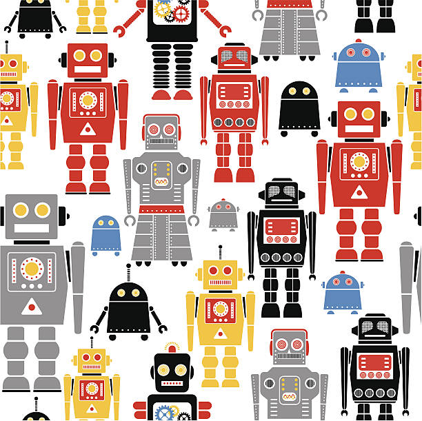 44,500+ Robot Patterns Stock Illustrations, Royalty-Free Vector ...