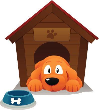 Dog House Stock Illustration - Download Image Now - Kennel, Dog, Dog Bone -  iStock