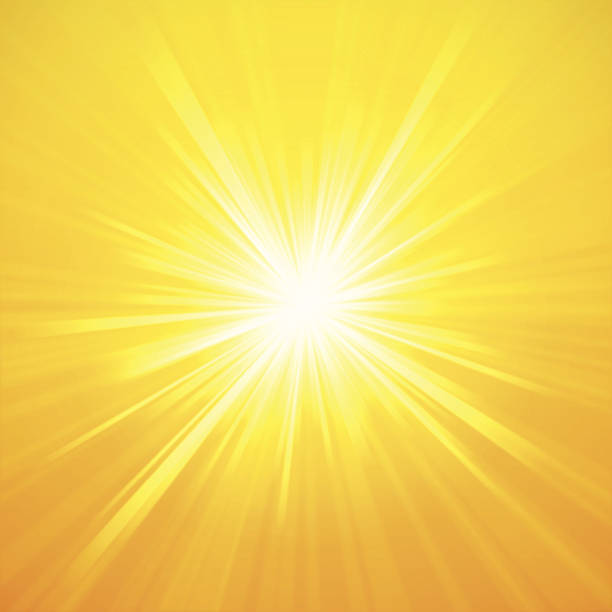 ilustraciones, imágenes clip art, dibujos animados e iconos de stock de sunburst de verano - blinding