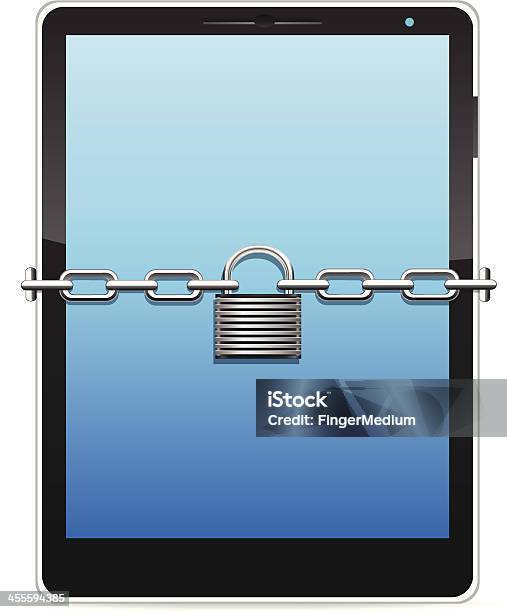 Digital Tablet Di Sicurezza - Immagini vettoriali stock e altre immagini di Attrezzatura per le telecomunicazioni - Attrezzatura per le telecomunicazioni, Backup, Bianco
