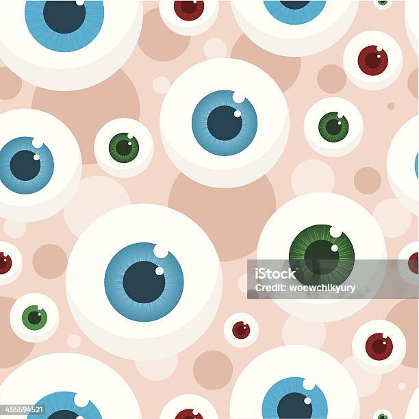 Wallpaper With Eyes Stock Illustration - Download Image Now - Anatomy, Animal Body Part, Animal Eye