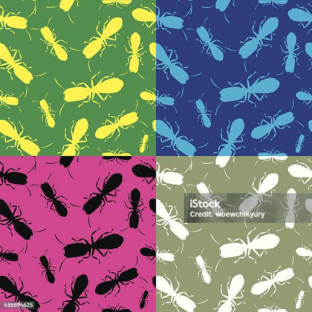 Termites — стоковая векторная графика и другие изображения на тему Большая группа животных - Большая группа животных, Векторная графика, Взаимодействие
