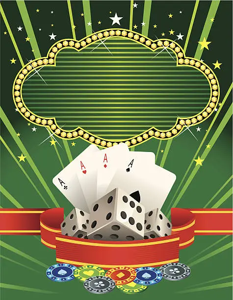 Vector illustration of Casino Banner