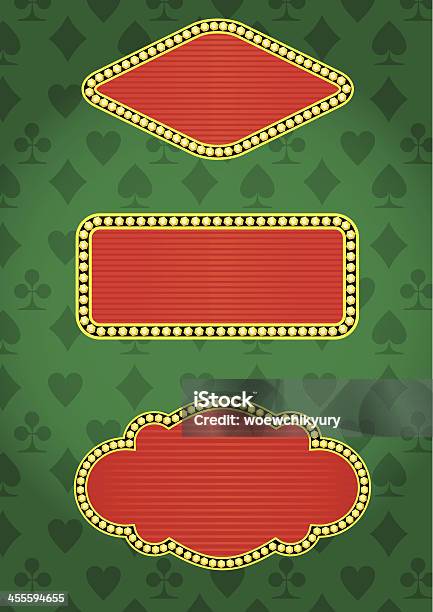 Signboard Казино — стоковая векторная графика и другие изображения на тему Азартные игры - Азартные игры, Блестящий, Большой город