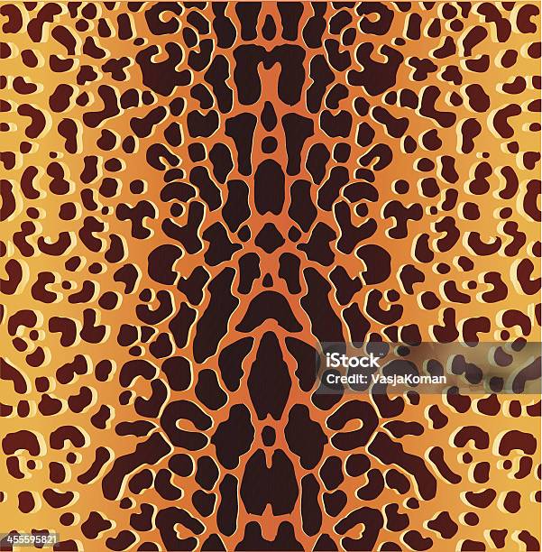 Animal Skin Spots Pattern Stock Illustration - Download Image Now - Jaguar - Cat, Leopard, Orange Color