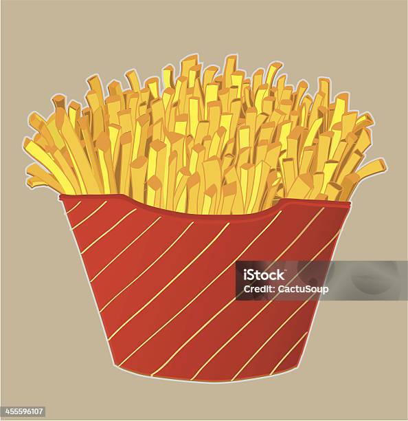 Des Frites Vecteurs libres de droits et plus d'images vectorielles de Pommes frites - Pommes frites, Aliment, Aliment frit