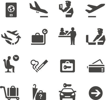 Mobico collection — Airport icons.