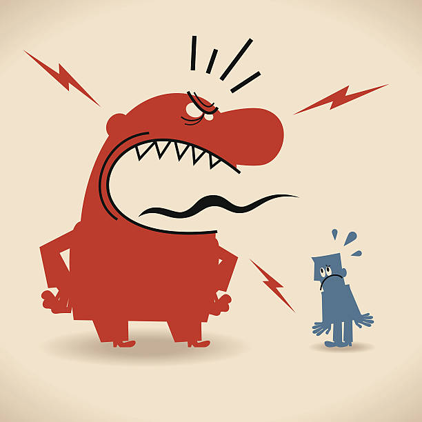 ilustrações, clipart, desenhos animados e ícones de scolding - arguing conflict displeased business
