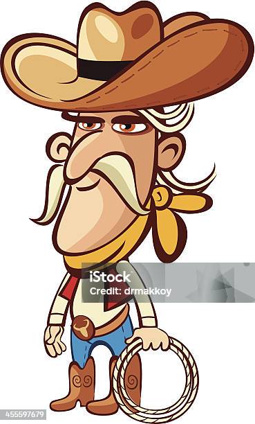 Cowboy - Arte vetorial de stock e mais imagens de Banda desenhada - Produto Artístico - Banda desenhada - Produto Artístico, Oeste Selvagem, As Américas